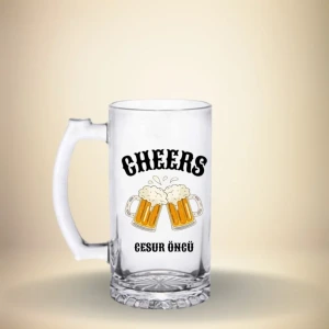 Özel Tasarım Buzlu Bira Bardakları - Cheers Keyifli Anlar #