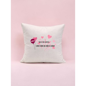 Annenize Gücünü Hissettirmenin Başka Bir Yolu - Güçlü Kadın Yazılı Yastık