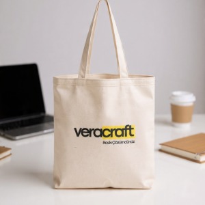 Logolu Kurumsal Ham Bez Çanta - 32x40 cm Standart Boy