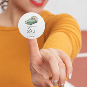 Kişiye Özel Kına-Nişan-Söz-Nikah-Düğün Etiketi Kendinden Yapışkanlı Özel Kesim Sticker 50 Adet
