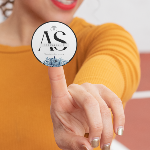Kişiye Özel Kına-Nişan-Söz-Nikah-Düğün Etiketi Kendinden Yapışkanlı Özel Kesim Sticker 50 Adet