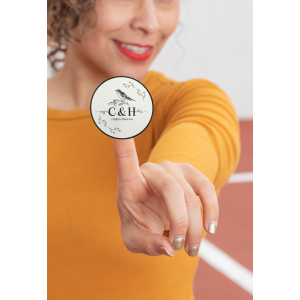 Kişiye Özel Kına-Nişan-Söz-Nikah-Düğün Etiketi Kendinden Yapışkanlı Özel Kesim Sticker 50 Adet